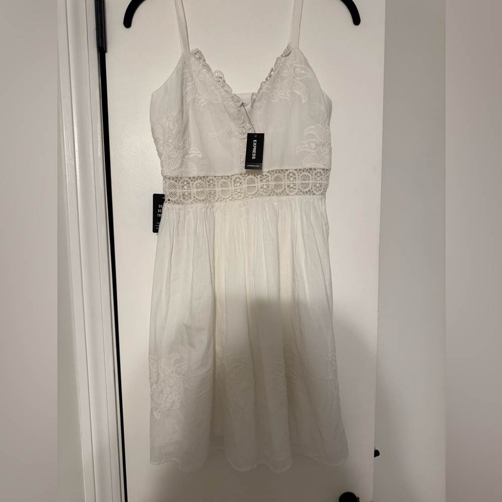 Express White Lace Kids Dress